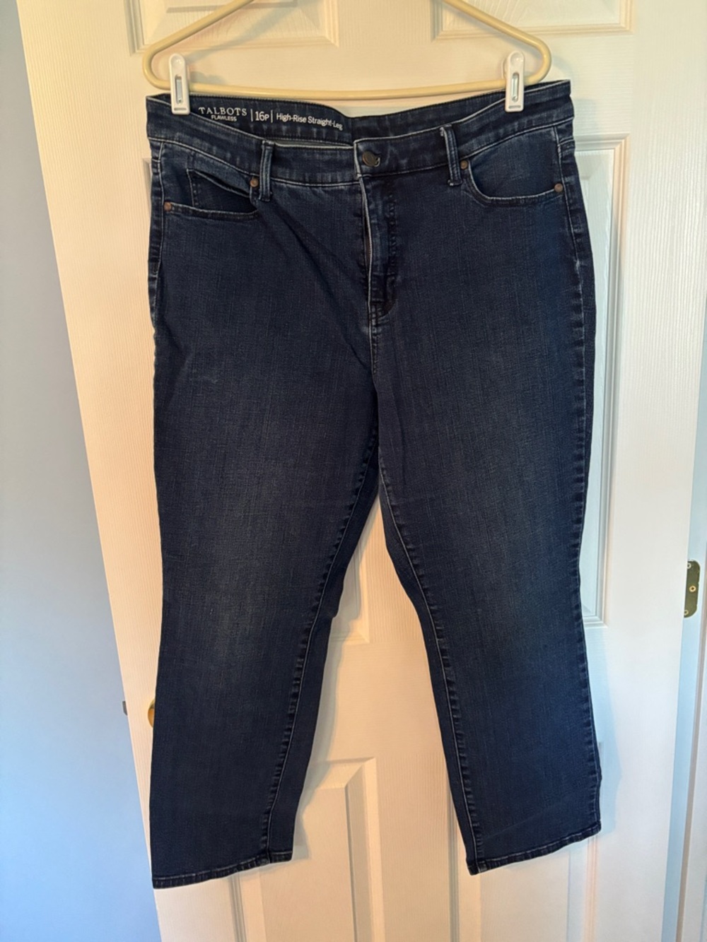 Talbots Flawless High-Rise Straight Leg Jeans - Size 16P